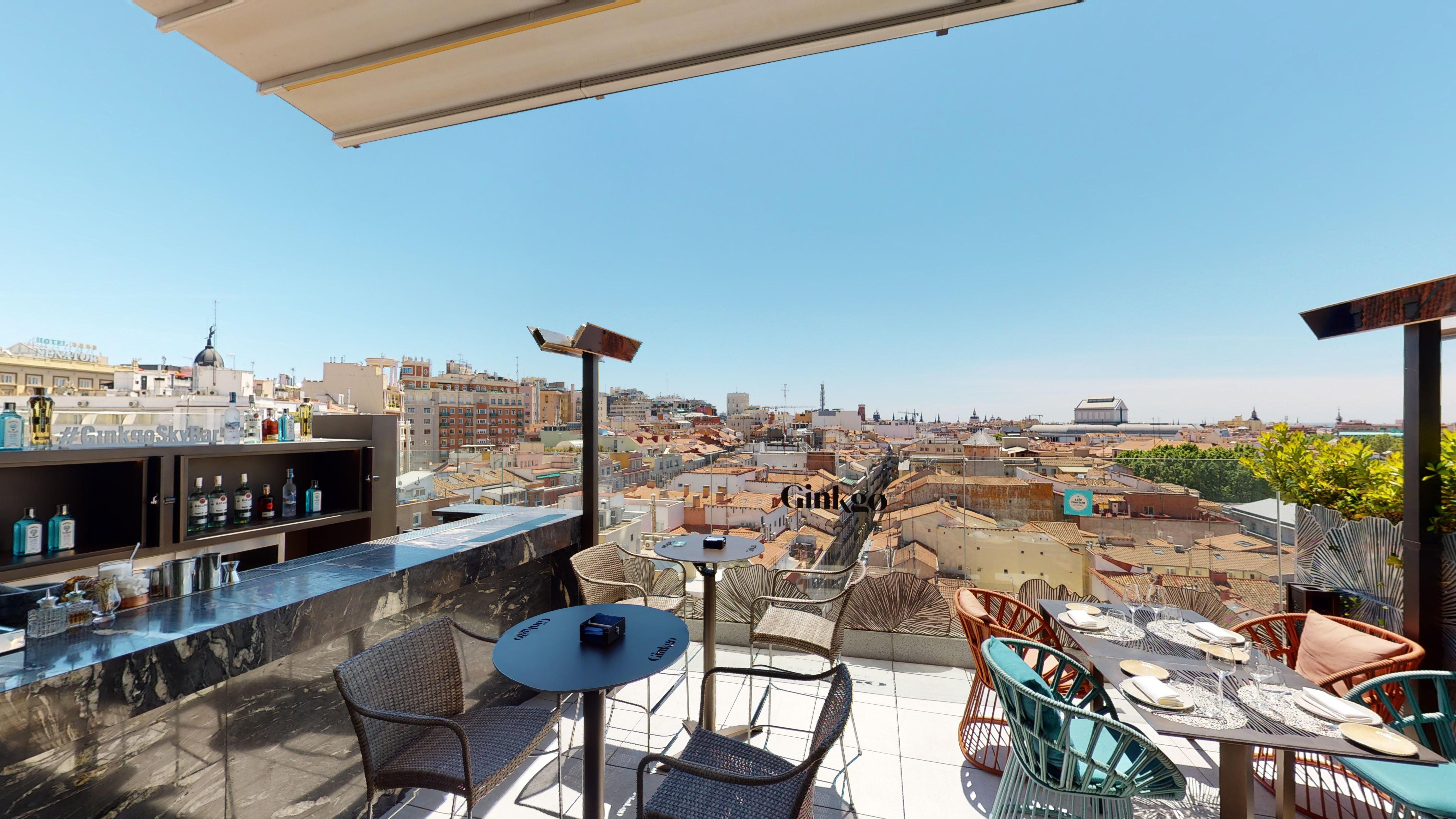 Vp Plaza Espana Design Madrid Ngoại thất bức ảnh Rooftop bar